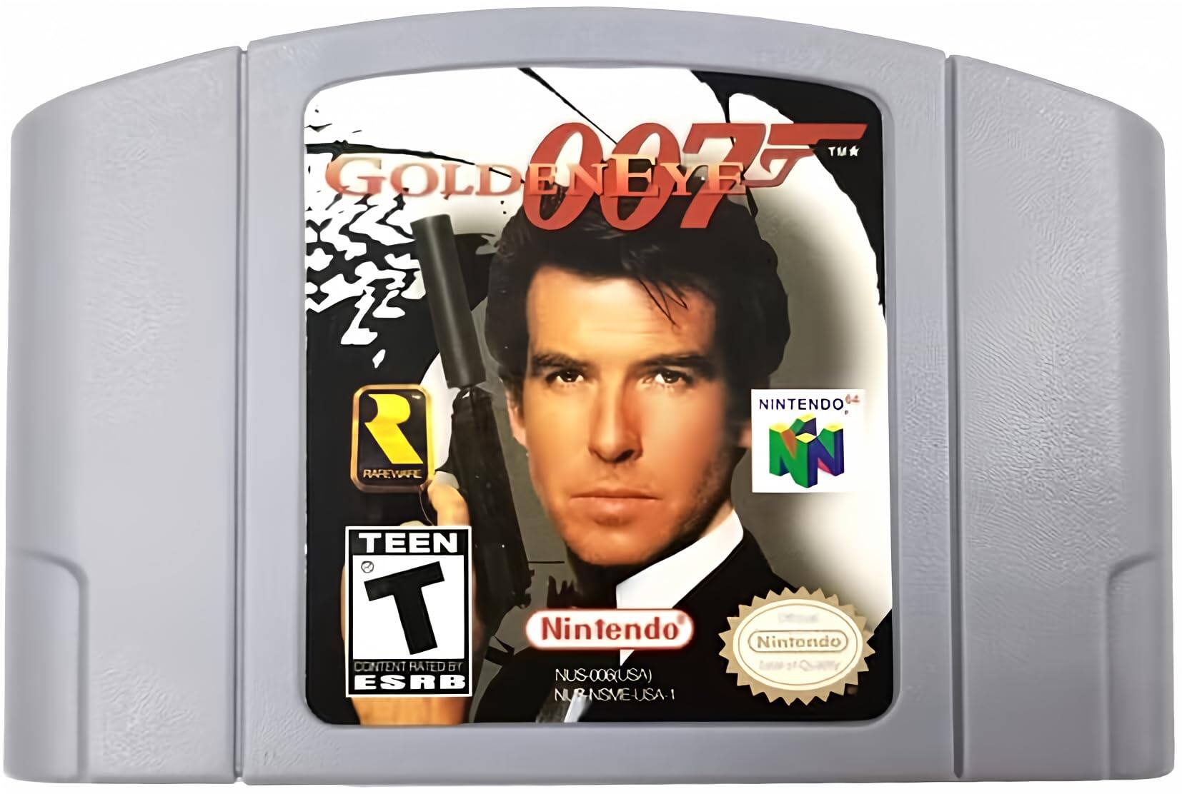 TM* GOLDENEYE UUY ABOT R RAREWARE TEEN T CONTENT RATED BY ESRB Nintendo NUS OOQ(USA) NUB-NSME-USA- NINTENDO NN Nintendo