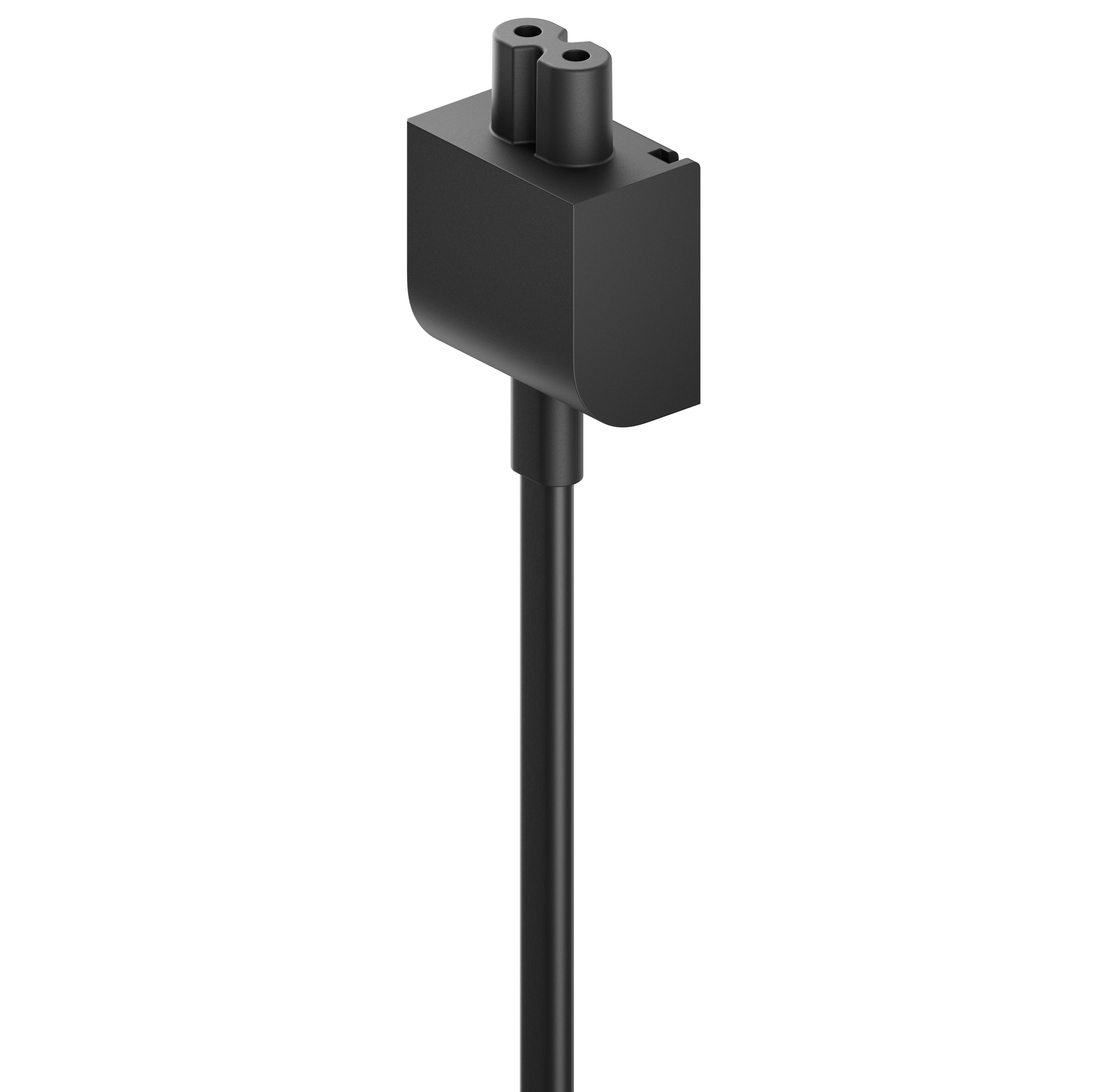 Front. Microsoft - Surface USB-C Power Adapter Extension Cable​ - Black.