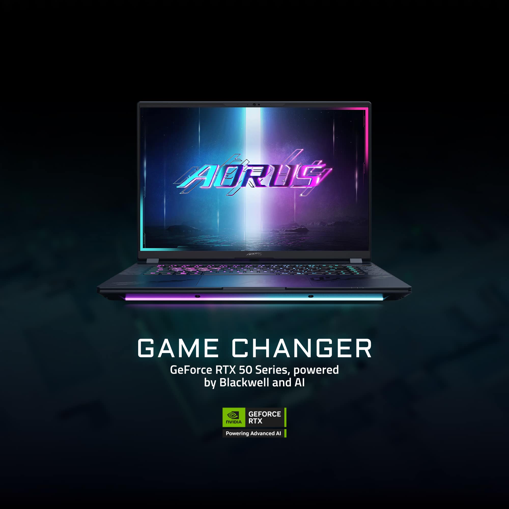 AIRUS GAME CHANGER GeForce RTX 50 Series, powered by Blackwell and AI GEFORCE RTX Powering Advanced AI
