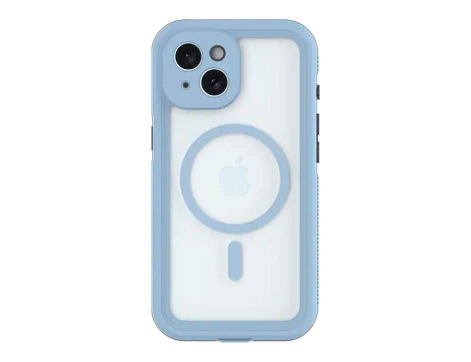 Body Glove - Tidal Waterproof with MagSafe Case for iPhone 15 | Color: - Clear/Blue