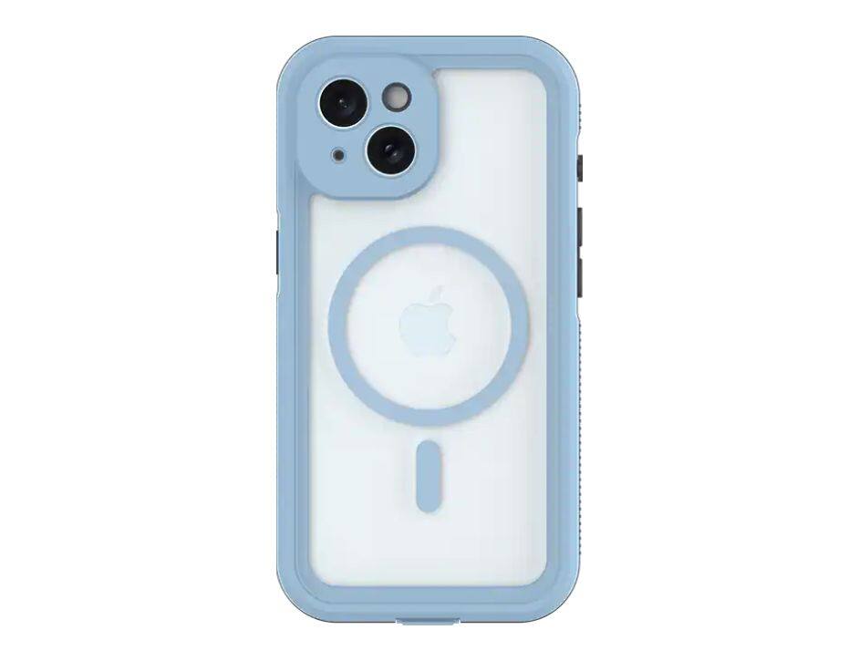 Body Glove - Tidal Waterproof with MagSafe Case for iPhone 15 | Color: - Clear/Blue
