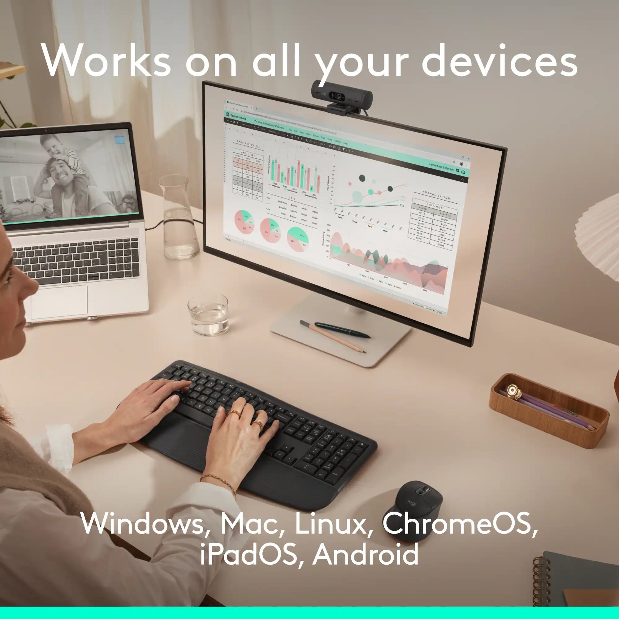 Works on all your devices

Windows, Mac, Linux, ChromeOS, iPadOS, Android