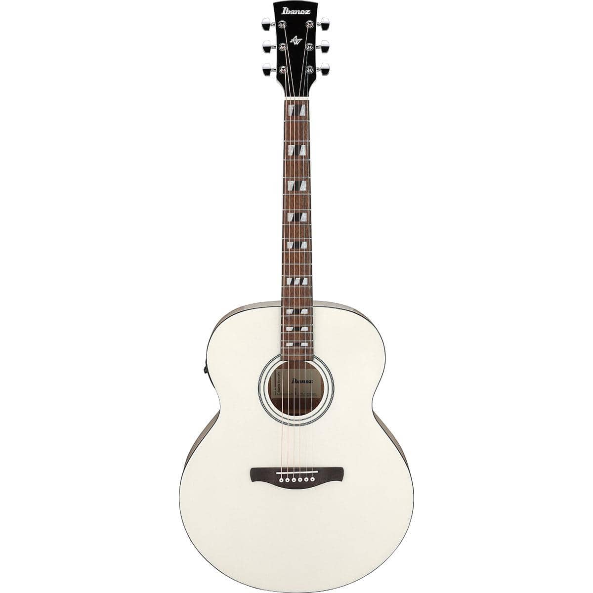Ibanez - Artwood Series AJ70M2E Acoustic Electric Guitar, Pearl White price history on PriceWatchPro