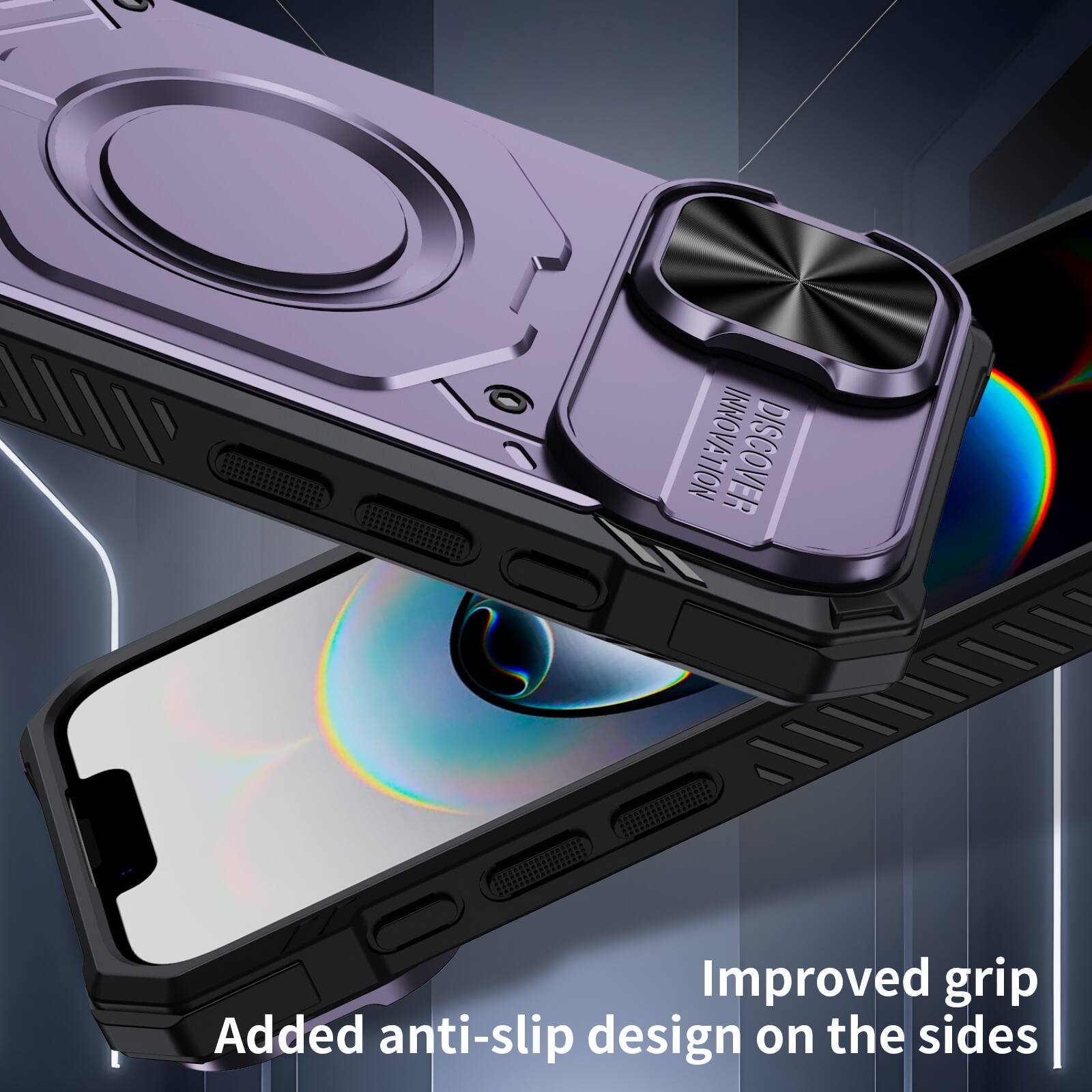 INNOVATION DISCOVER

Improved grip
Added anti-slip design on the sides