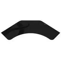 Front. Arozzi - Arozzi Arena Angelo Desk Pad - Gun Metal - Gun Metal.