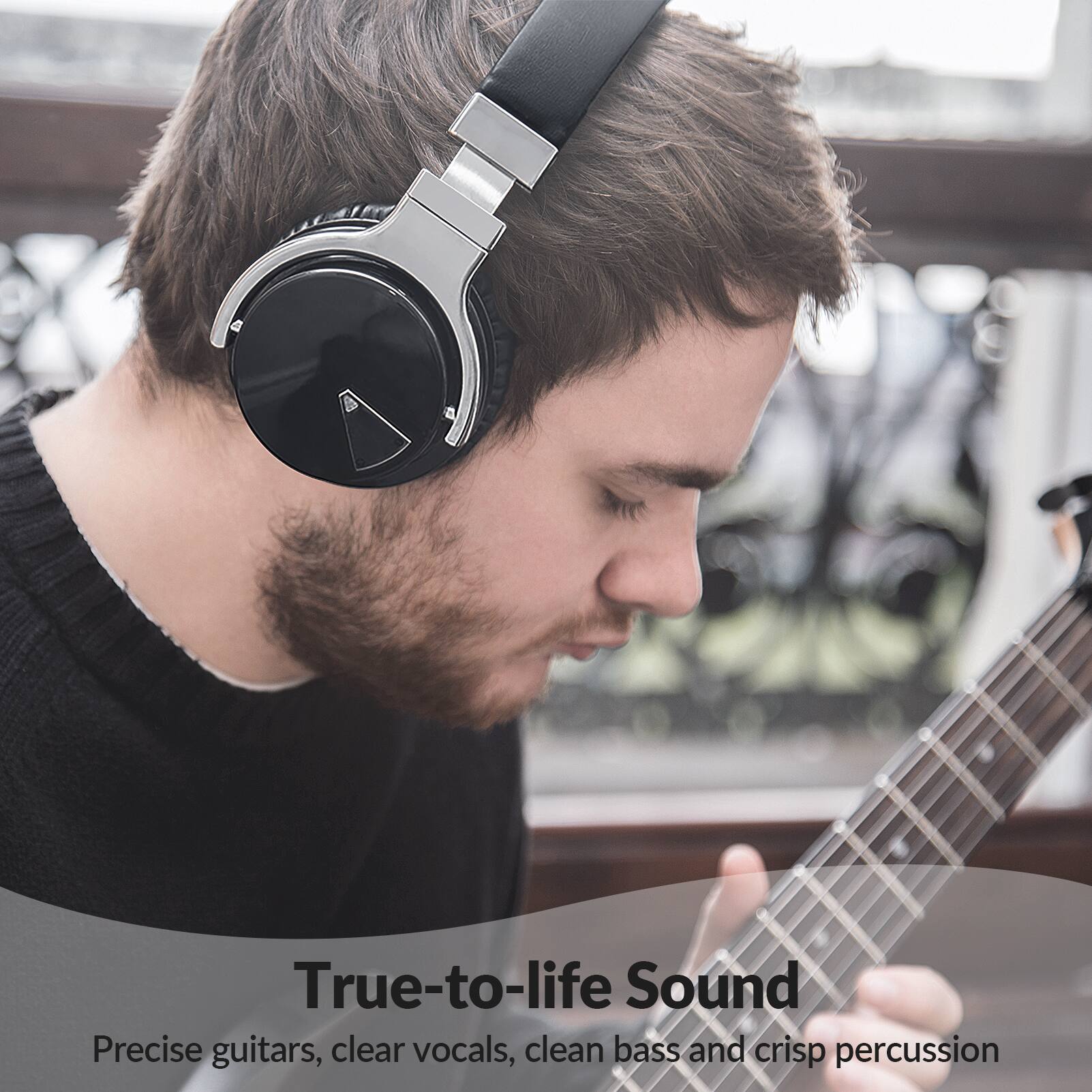 True-to-life Sound  
Precise guitars, clear vocals, clean bass and crisp percussion