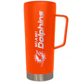 Great American Products - Miami Dolphins 20oz. Roadie Tumbler with Handle - Multicolor