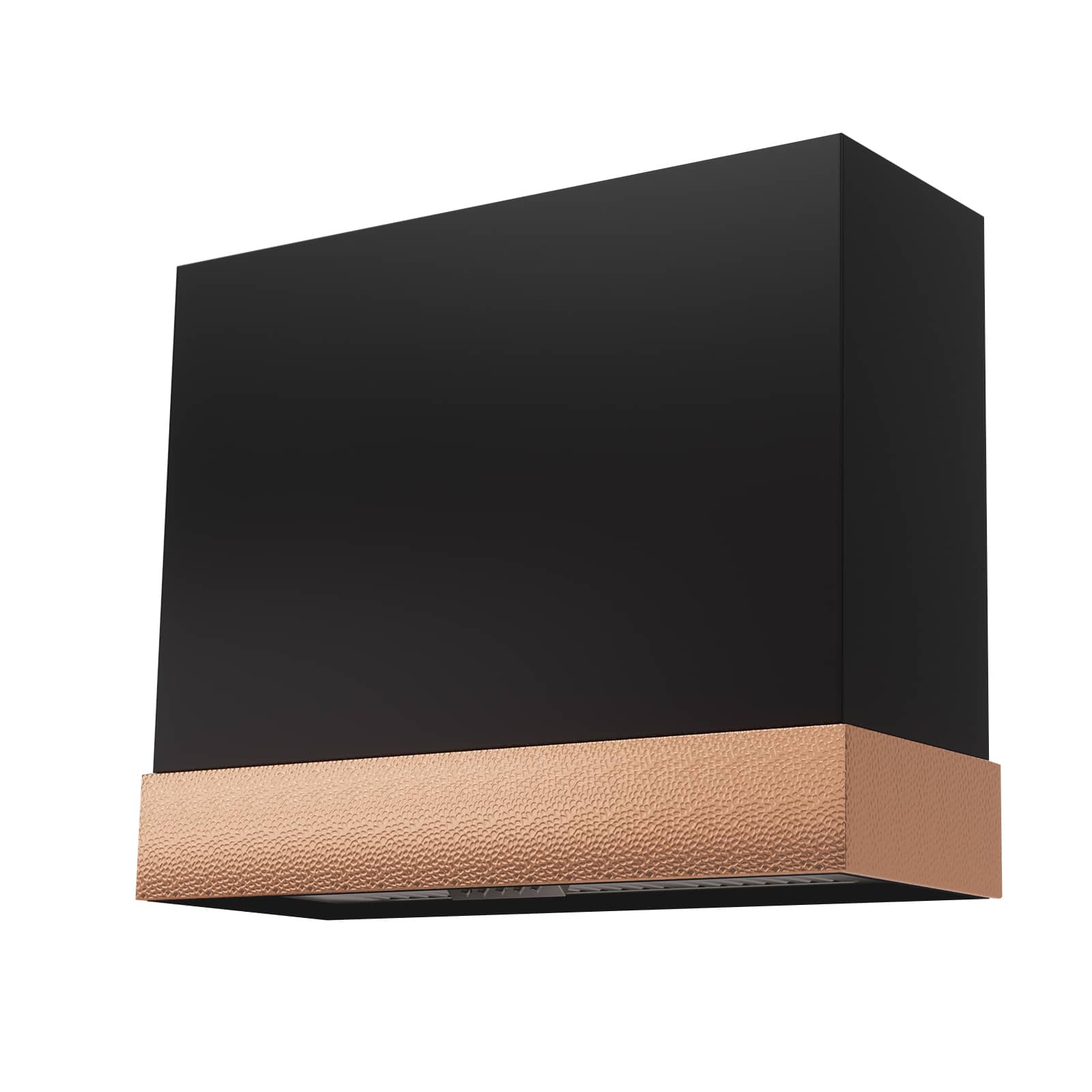 Akicon - 36 inches - Externally Vented - Wall Range Hood - Black with Copper