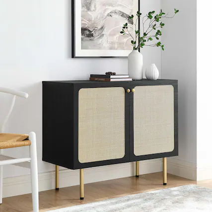 Front. Modway - Chaucer Accent Cabinet by Modway - Black.