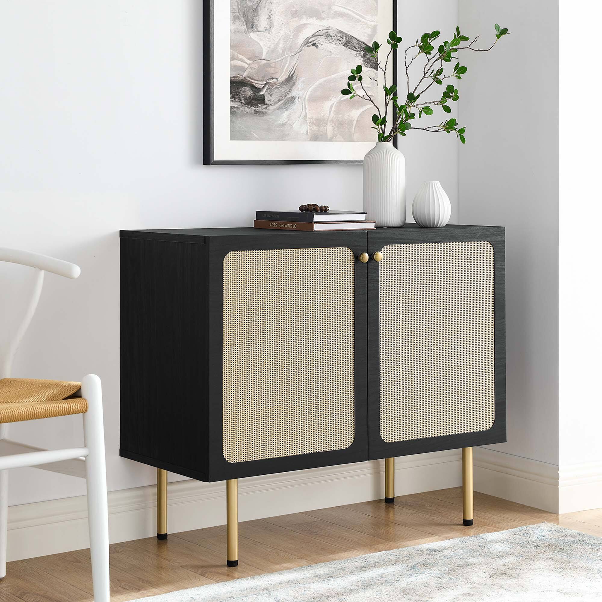 Front. Modway - Chaucer Accent Cabinet by Modway - Black.