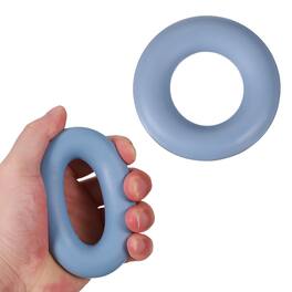 Unique Bargains - Grip Strength Trainer Rings, Portable Hand Grip Strengthener Finger Forearm - For Workout Fitness, 3.5" & 60 LB - Blue