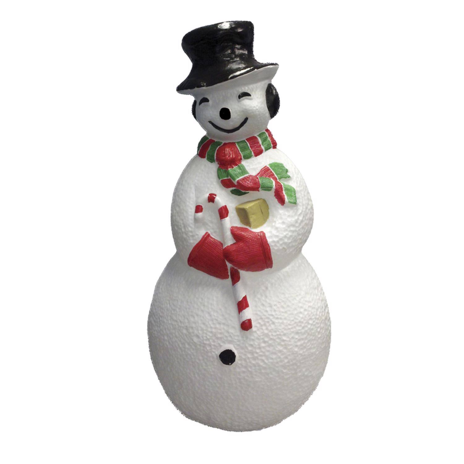 Front. Union Products - Union Products LED Snowman 40 in. Blow Mold - Multicolored.