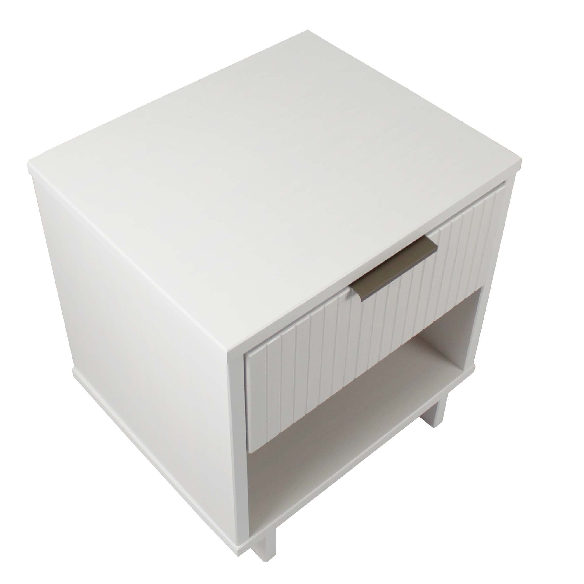Alt View 6. Manhattan Comfort - Granville Modern 18" Nightstand - White.