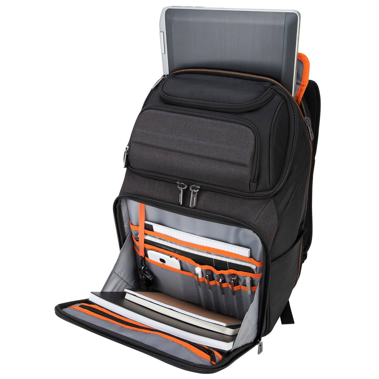 Alt View 4. Targus - 15.6” CitySmart EVA Pro Backpack - Black.