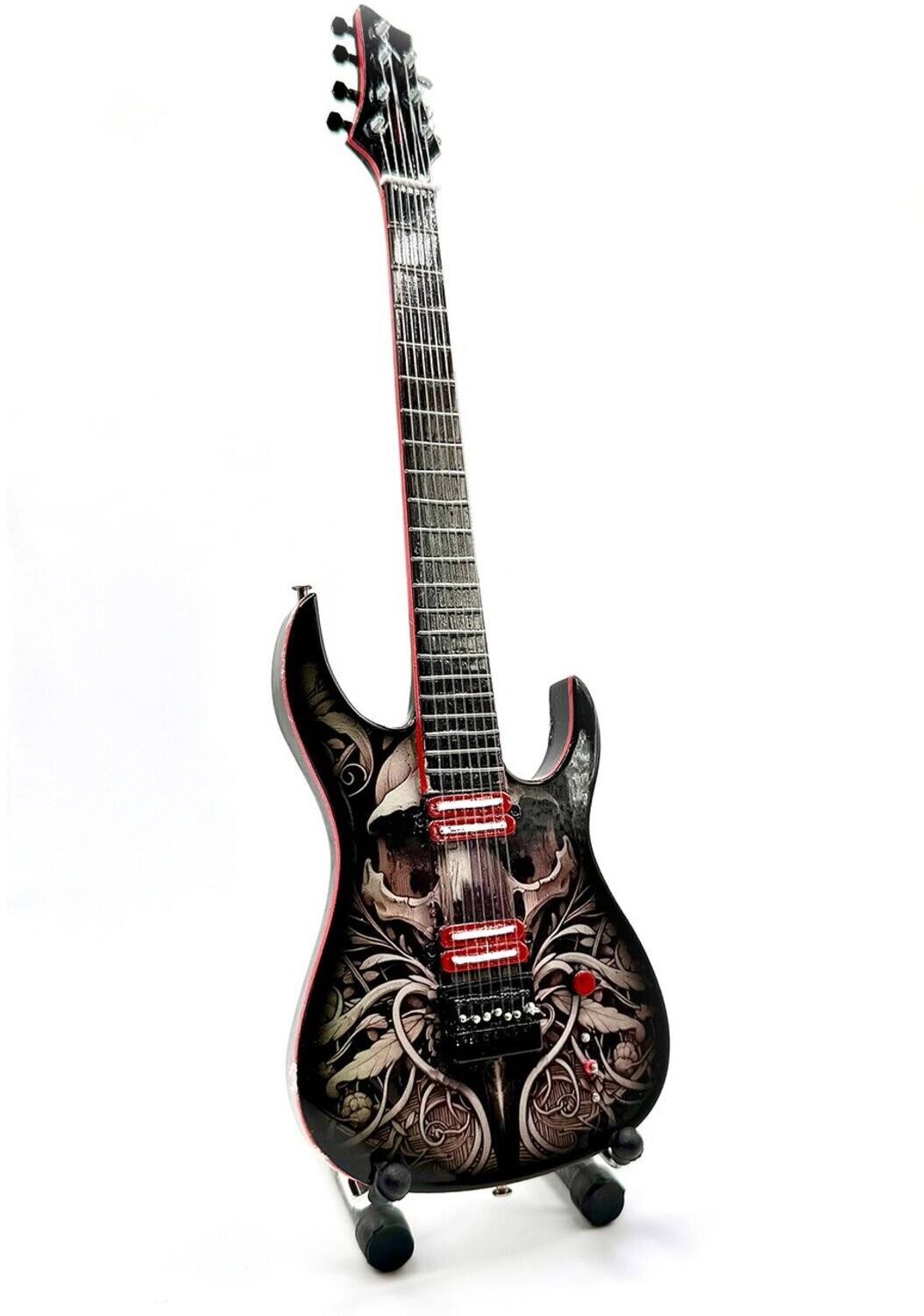 Alt View 1. PopMarket - The Mini Axe - Beauty in Death - Mini Guitar Replica Collectible   - COLLECTIBLES - Multicolor.