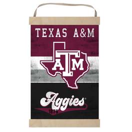 Jardine - Texas A&M Aggies Retro Logo Banner Sign - Maroon