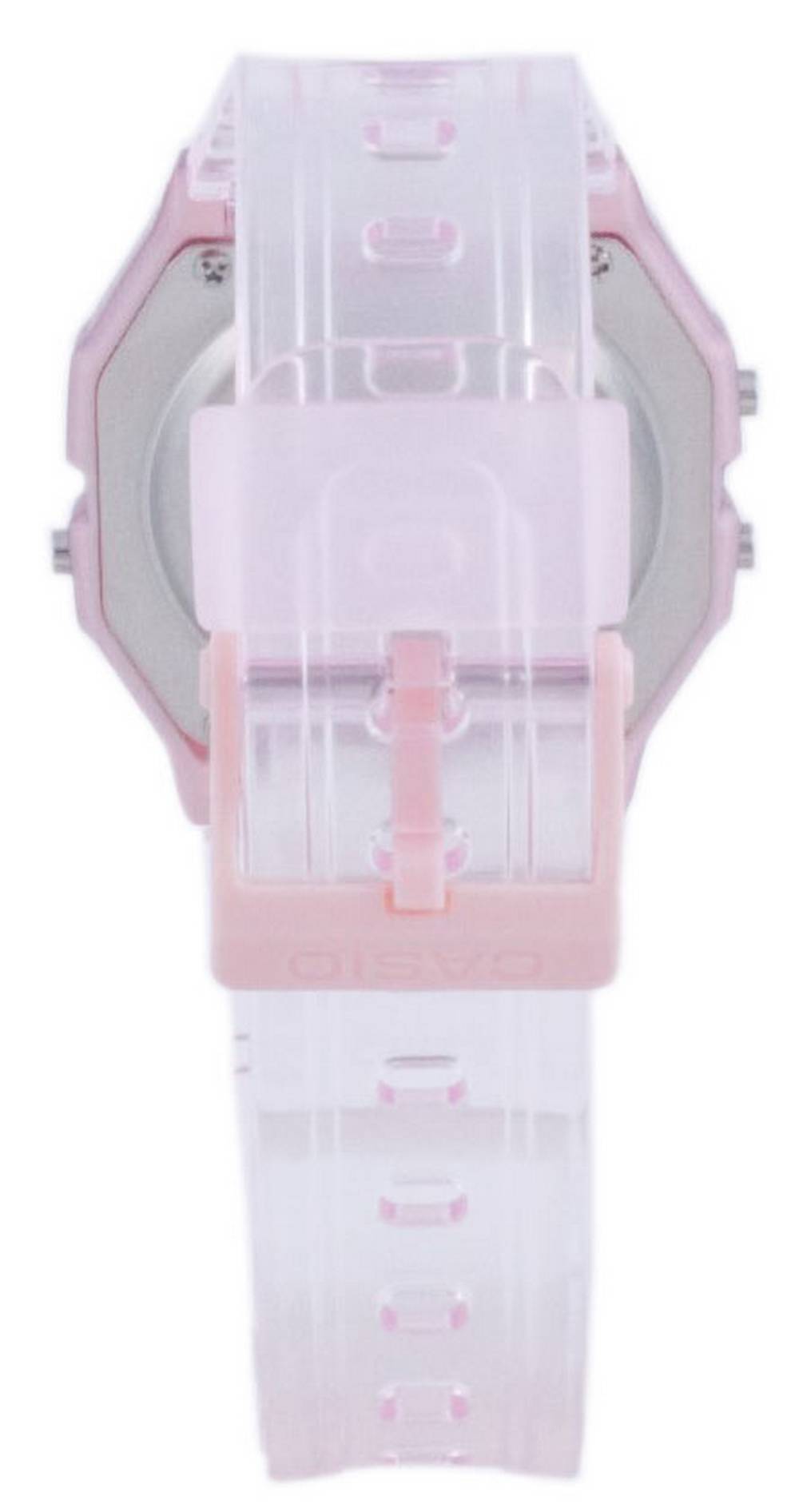 Back. Casio - Youth Pink Resin Digital F-91WS-4 F91WS-4 Unisex Watch - Pink.