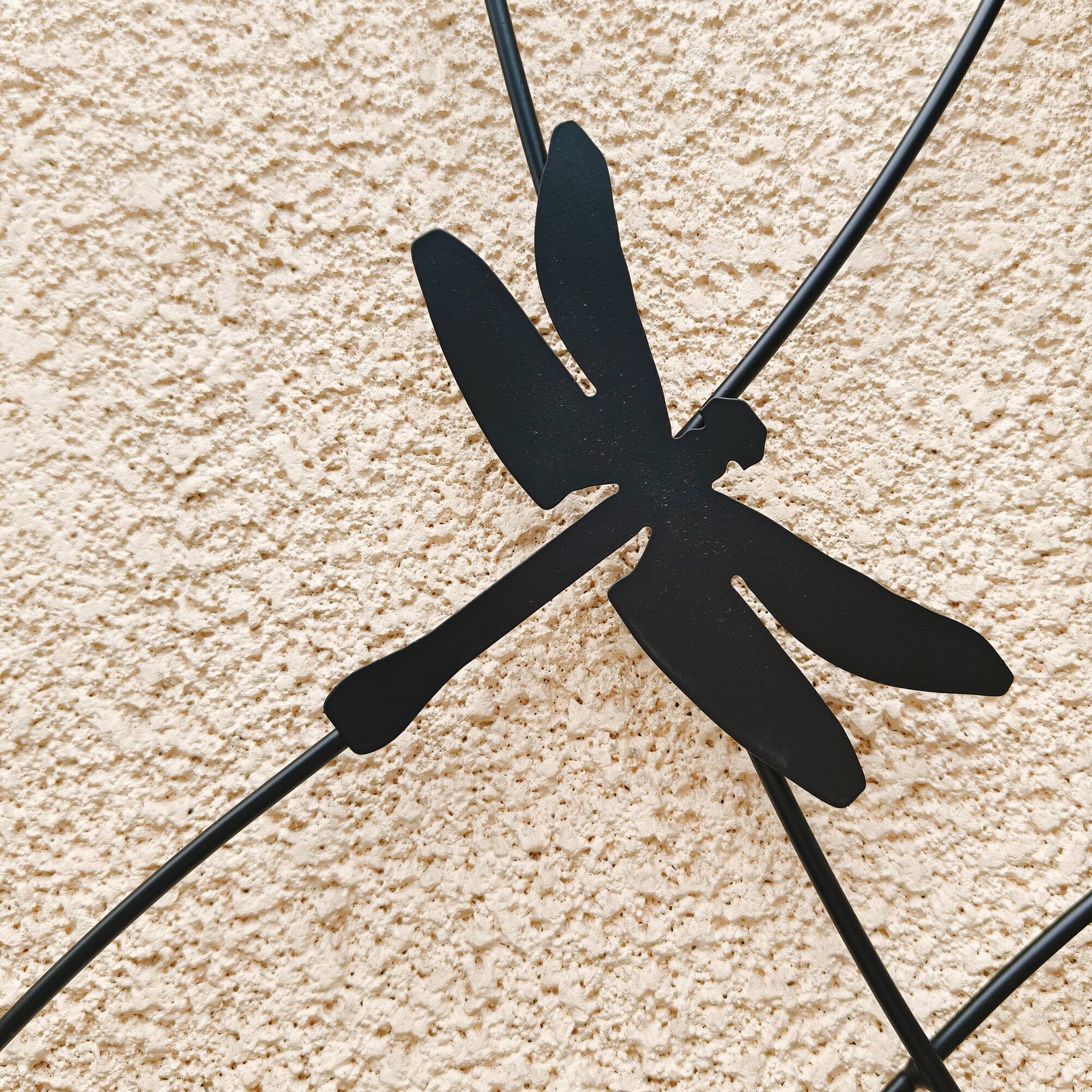 Alt View 6. Loheer - Rustproof Metal Garden Trellis Set, 5.9 ft x 1.64 ft Climbing Plant Support for Outdoor Decor, 2 Pack - Black.