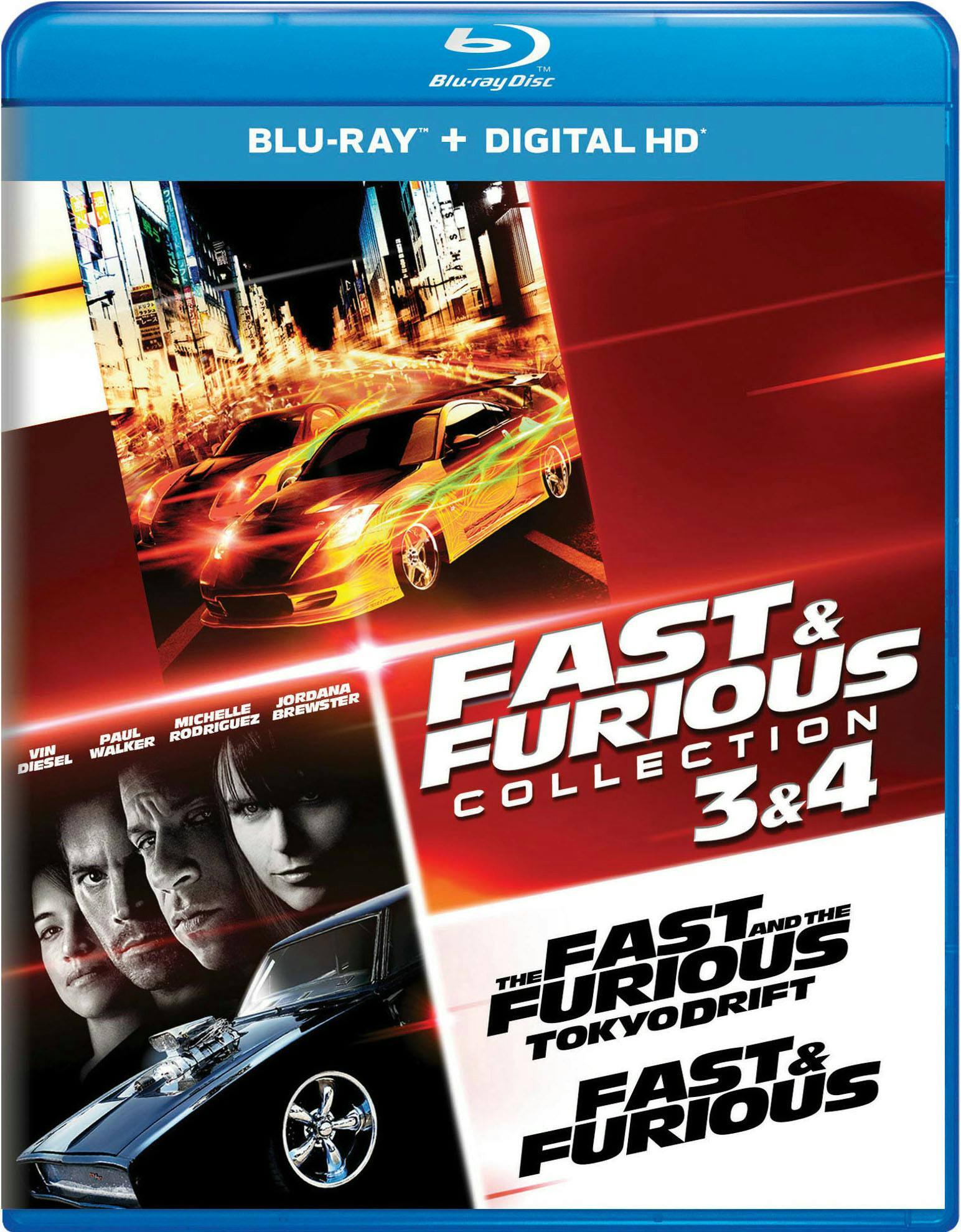 Front. Fast & Furious Collection: 3 & 4 (Blu-ray Double Feature) [Blu-ray].