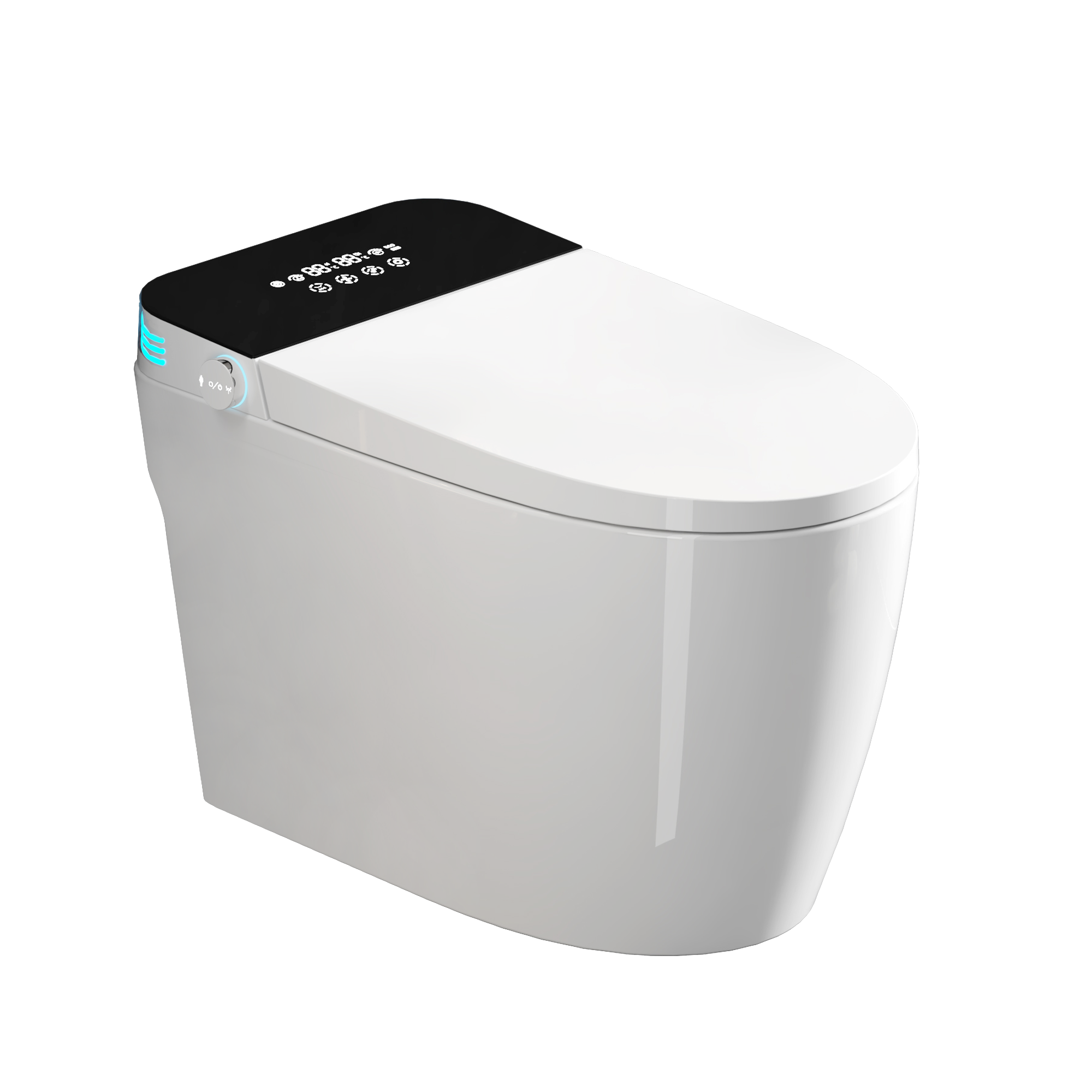 Alt View 10. Tiramisubest - Smart Toilets with Heated Bidet Seat,Intelligent Toilet Auto Open/Close Seat,Portable Toilet with Dryer and Warm Water - White.