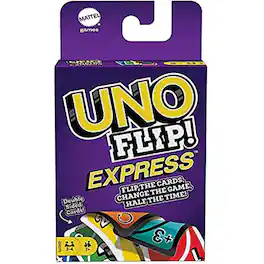 Mattel - GXD75 UNO Flip Express Card Game - Black