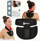 8 Ia. lifepro NECK SOOTHES SHOULDERS B SKIN SUPPORTS HEALTH OELANKES LUMINOVA PRO P PERFECT THE GIFT RED LIGHT THERAPY FOR NECK & CHEST ltupro lifepro ae