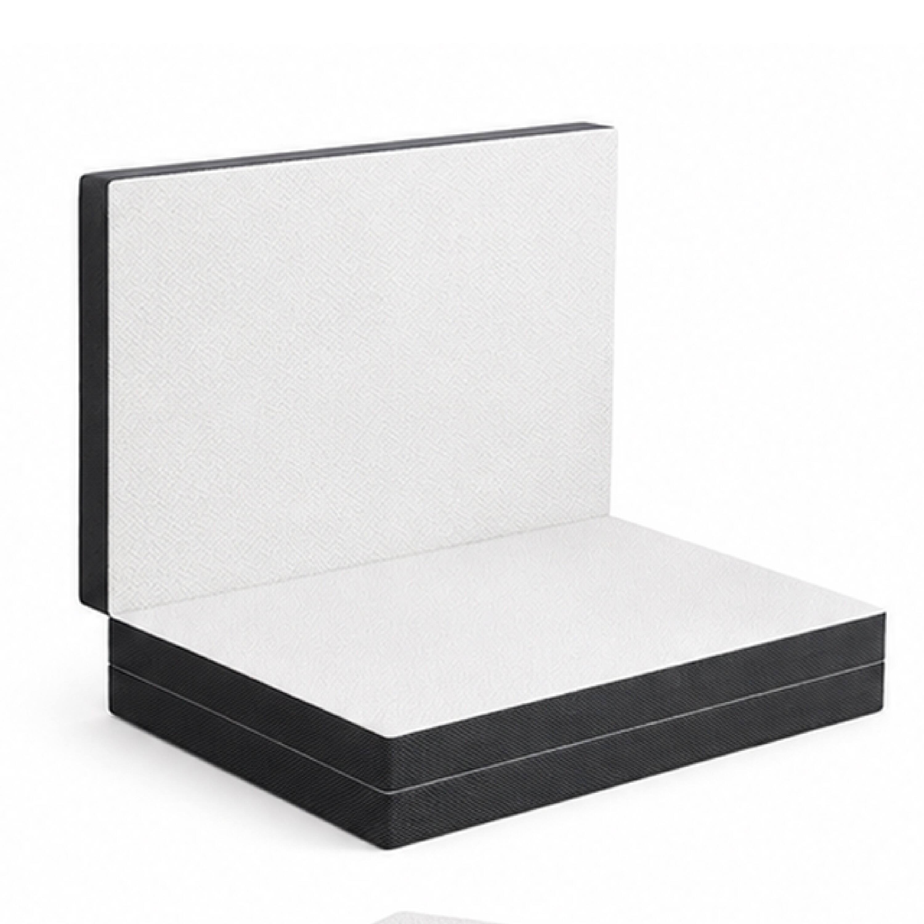 Alt View 2. Manhattan Lane - Lesa Queen Size Mattress Topper, Gel Infused Trifold Memory Foam - White, Gray.