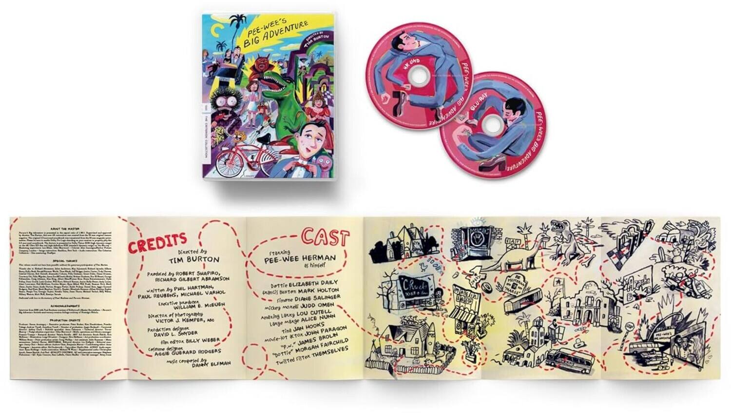 Alt View 1. Pee-wee's Big Adventure (Criterion Collection)   - 4K Blu-Ray.