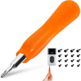 Schertz - Ring Doorbell Screwdriver – Replacement Tool, Fits All Models - Orange