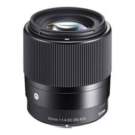 Sigma - 30mm F1.4 Contemporary DC DN Lens for Fuji X Mount - Black