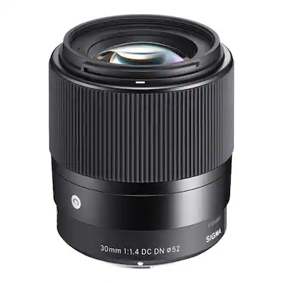 Sigma 30mm F1.4 Contemporary DC DN Lens for Fuji X Mount Black Sigma 30mm F1.4 Contemporary DC DN Lens for Fuji X Mount Black