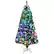 Front. Costway - 7ft Pre-lit Fiber Optic PVC Artificial Christmas Tree w/ 820 Branch Tips - Green.