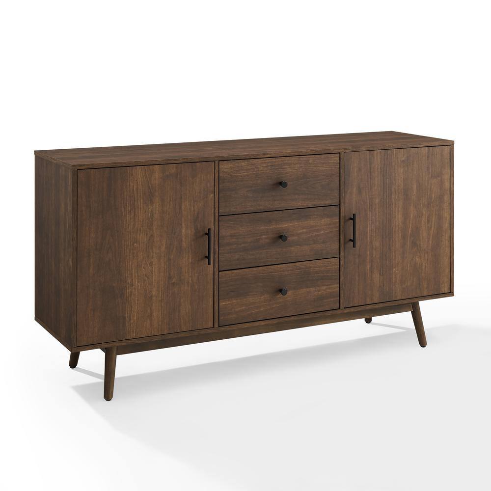 Alt View 1. Crosley Furniture - Lucas Sideboard - Brown.