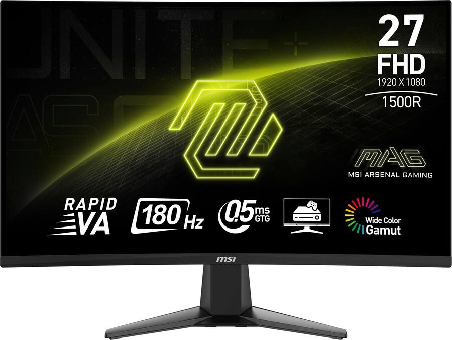 MSI MAG-27C6F ゲーミングディスプレイ 180hz MSI MAG27C6F 27