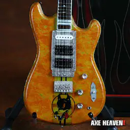 Axe Heaven -Jerry Garcia - Jerry Garcia Grateful Dead Wolf Tribute Mini Guitar Replica Collectible - Collectibles