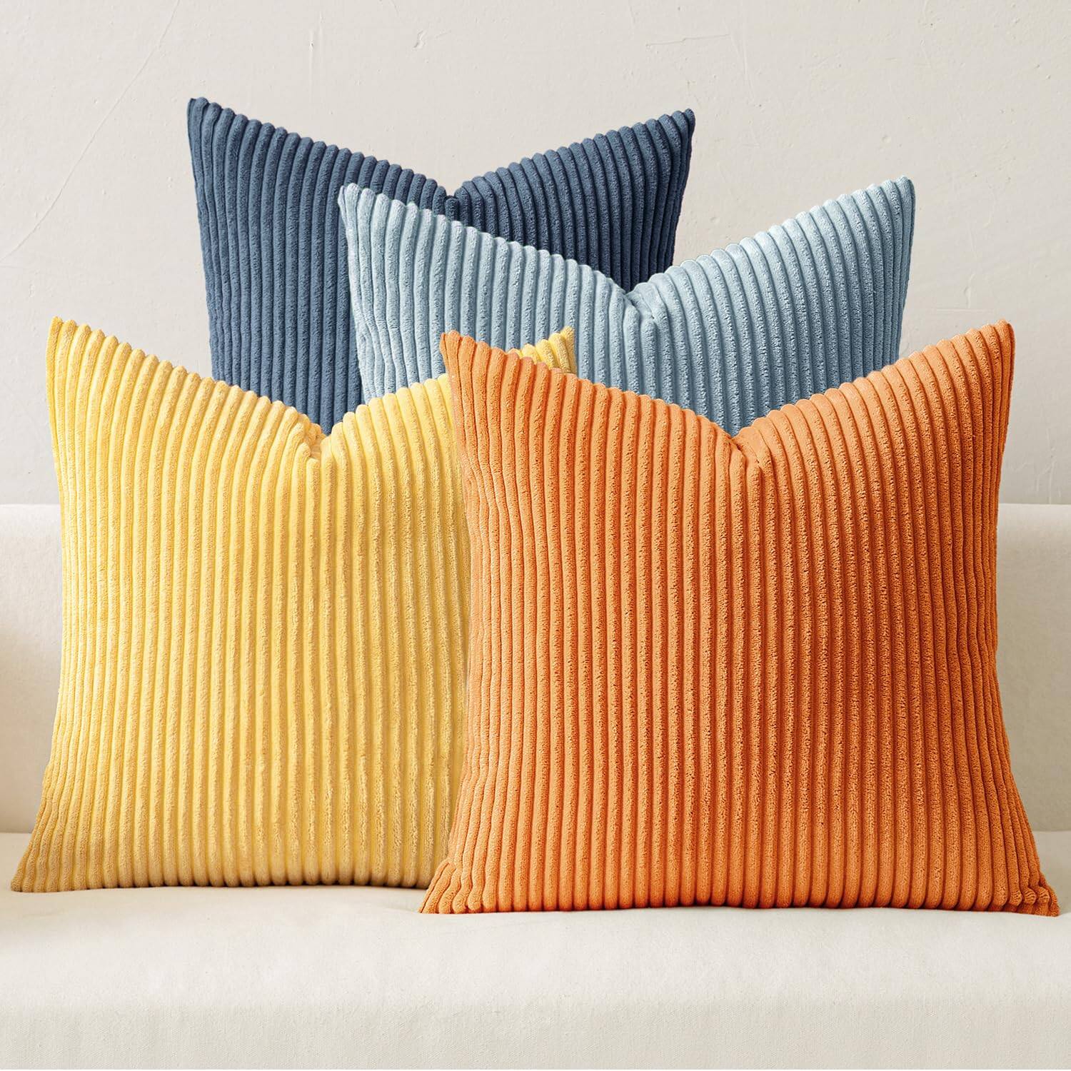 Blue-orange 18" x 18" (Pack of 4)