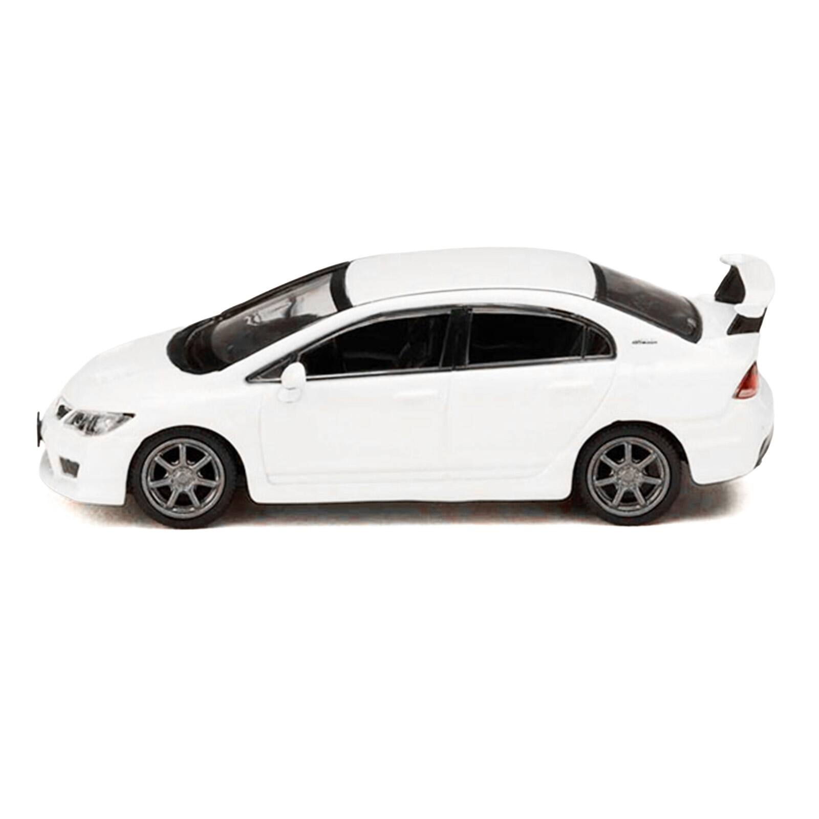 Alt View 2. Hobby Japan - Honda Mugen Civic Type R (FD2) RHD (Right Hand Drive) Championship White "JDM64" Series 1/64 Model Car by Hobby Japan.