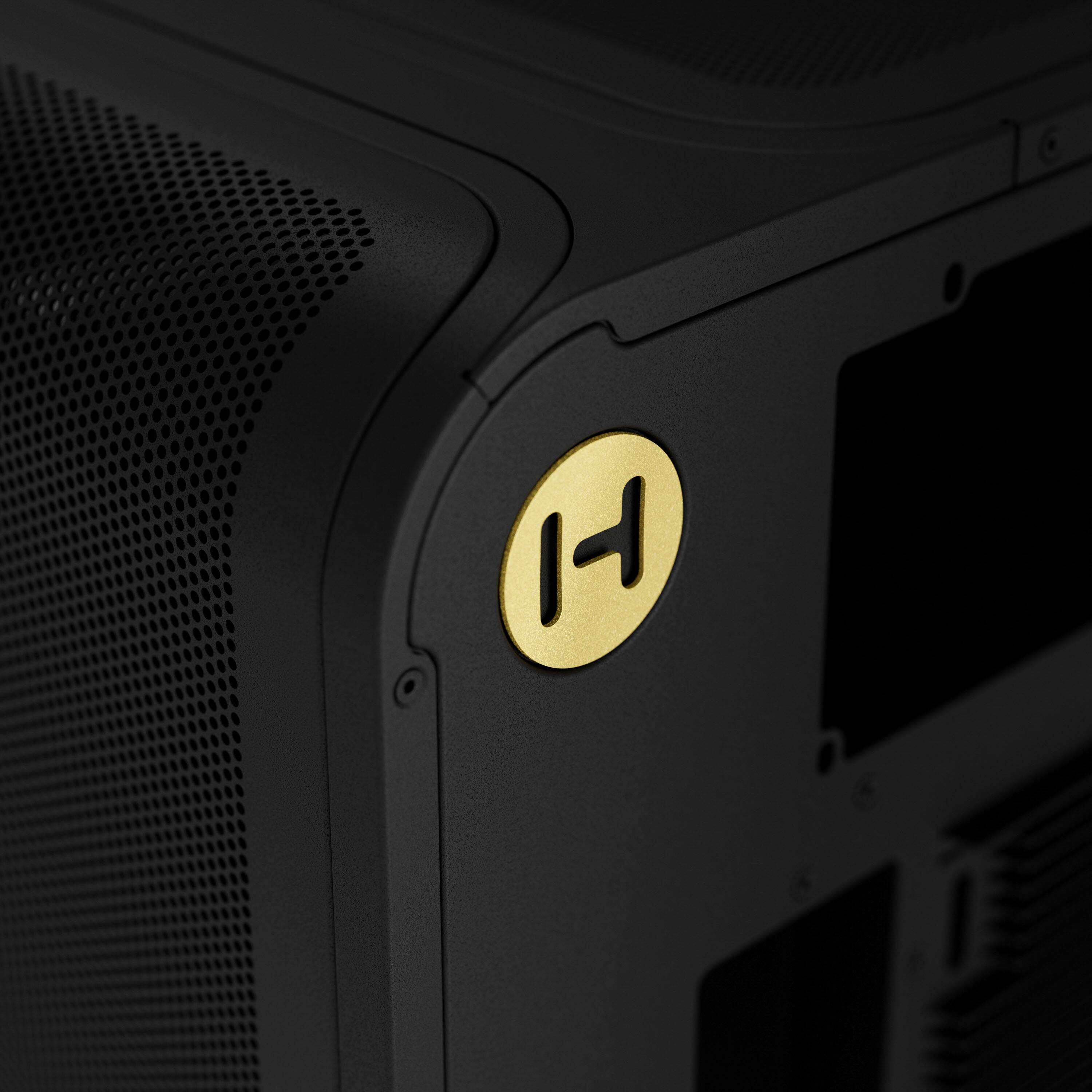Back. HYTE - HYTE X50 Air Modern Performance ATX Mid-Tower PC Gaming Case - Pitch Black.