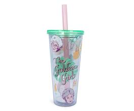 Silver Buffalo - The Golden Girls Carnival Cup with Lid and Straw | 24 Ounces - Green