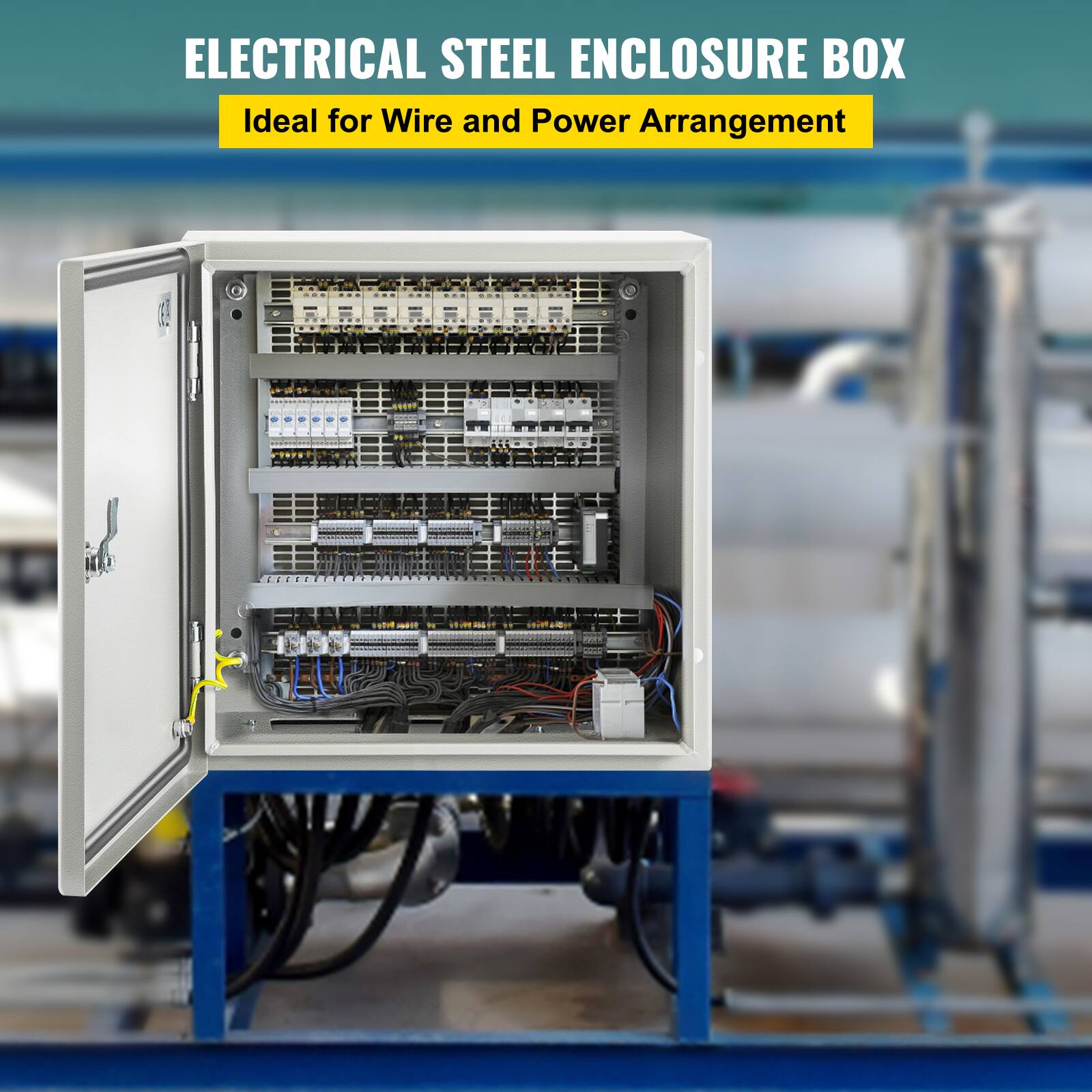 ELECTRICAL STEEL ENCLOSURE BOX  
Ideal for Wire and Power Arrangement