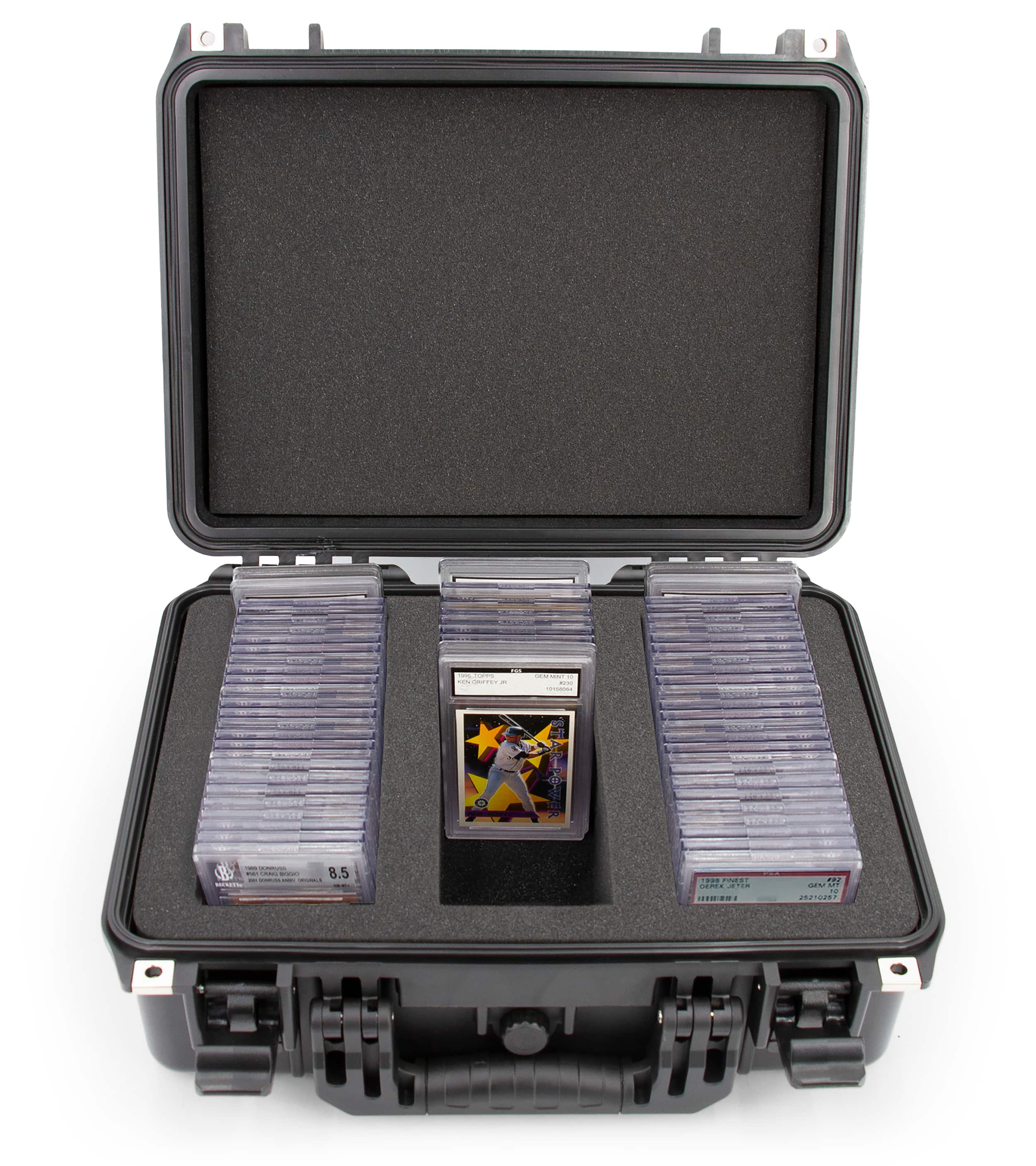 beckett graded card storage box GradedGuard BGS Slab Protector Case, Standard BGS Size, Impact Resistant TPU Holder, Drop & Scratch Proof Frame for Sports TCG Collectible Trading Cards. (Green) : Toys & Games This case accommodates over 90 BGS Beckett Graded Card Slab Acrylic