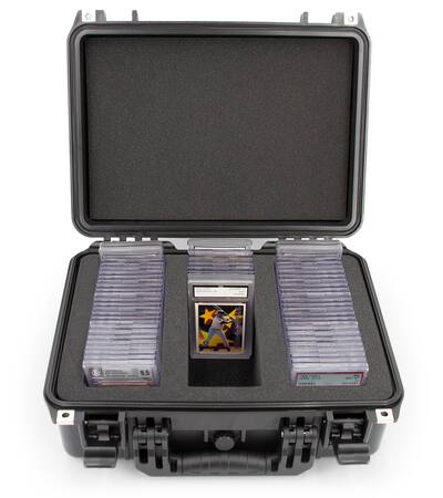 Casematix Graded Card Case Pro Edition Fits 100 BGS PSA Graded Sports Trading Cards - Case Only Casematix Graded Card Case Pro Edition Fits 100 BGS PSA Graded Sports Trading Cards - Case Only