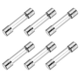 Unique Bargains - 5A 250V 5x20mm Time Delay Glass Fuse UL Listed Slow Blow Fuse for Home Appliances 6pcs