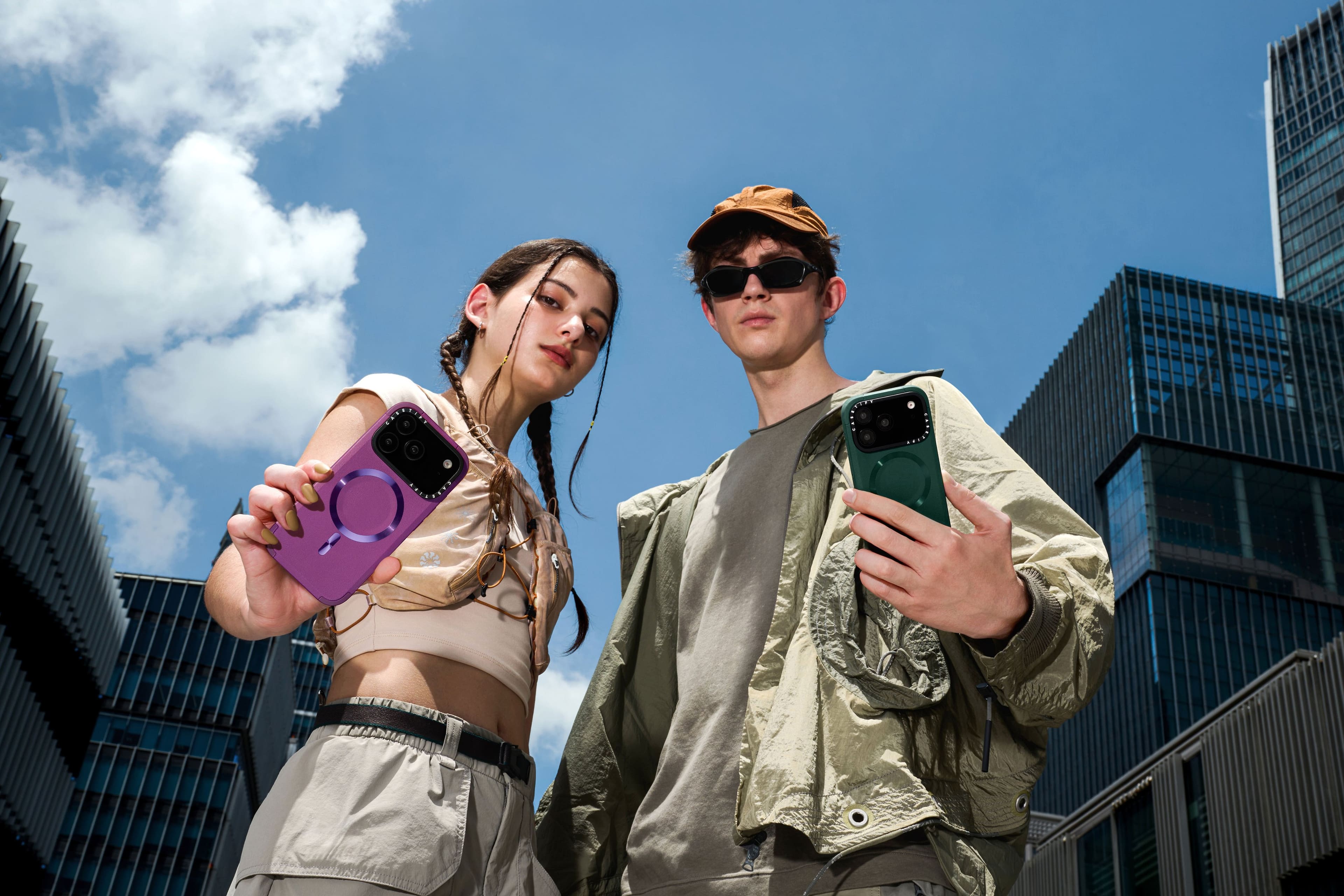 Alt View 1. CASETiFY - Apple iPhone 17 Pro Max Force Case - Forest.