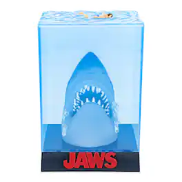 SD Toys - Jaws 3D Movie Poster Statue | 12 Inches Tall - Blue