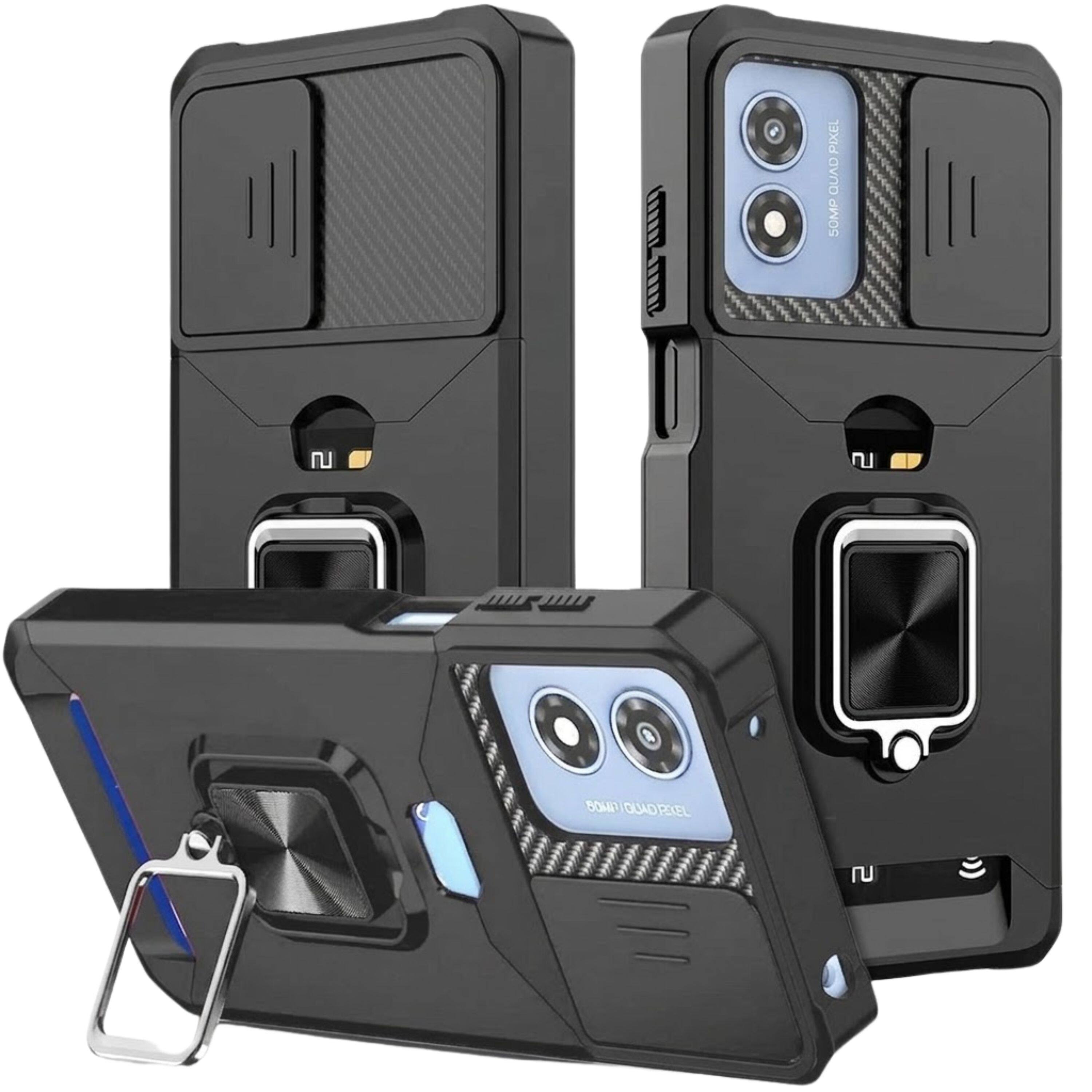 Kitcheniva - Ultra Protective Shockproof Phone Case For Moto G Play 2024 - Black price history on PriceWatchPro