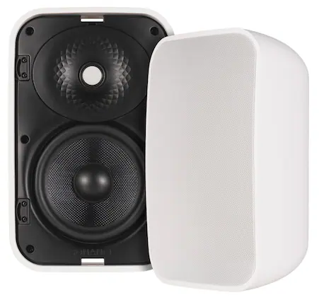 Front. Sonance - MX56 - Mariner MX Series 5-1/4" 2-Way Outdoor Surface Mount Speakers (Pair) - Paintable White.