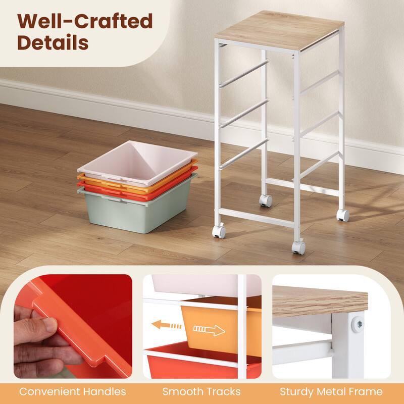 Well-Crafted Details  
Convenient Handles  
Smooth Tracks  
Sturdy Metal Frame