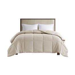 Gracie Mills - Monica 300 Thread Count Cotton Shell Luxury Down Alternative Comforter - Tan