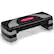 Front. Costway - 32'' Fitness Aerobic Step Adjust 4" - 6" - 8" Exercise Stepper with Risers - Black/Gray.